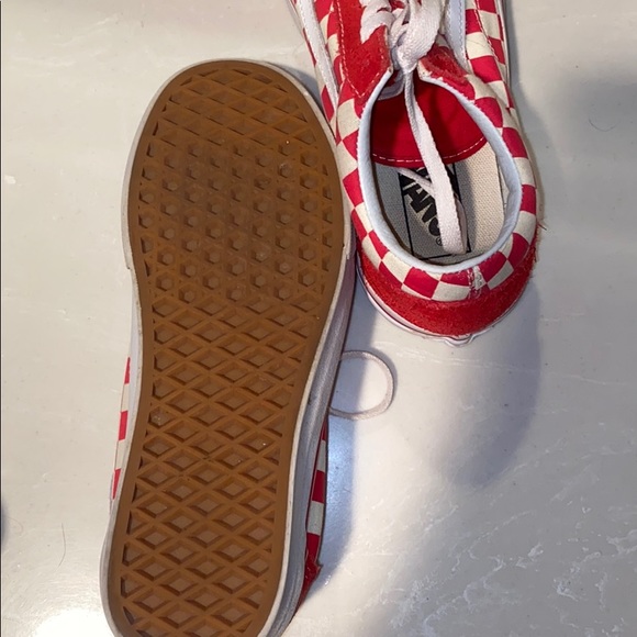 Red Checker Old School Vans - Picture 5 of 5
